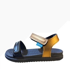 Native Charley Metallic Sandals Malta Darknite Grey Kids Toddler C9 631091178936